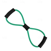 billige Antistress-leketøy-yoga fitness elleve deler sett med bånd lateks silke hip ring lateks elastisk ring yoga ball stretching band pilates