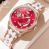 cheap Mechanical Watches-Automatic Mechanical Watch For Ladies Skeleton Luminous Waterproof Stainless Steel Luxury Elegant Mother's Day Gift for Women's Watches