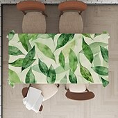 abordables Manteles-Mantel rectangular con estampado de hidromasaje, mantel rectangular impermeable para cocina y comedor