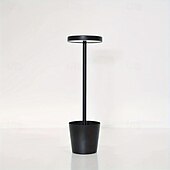 cheap Table Lamps-Cordless Table Lamp  with Flower Basket Design  3-Levels Brightness Stepless Dimming Table Light Rechargeable Battery Powered LED Desk Lamp for Restaurant/Home/Patio