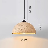 economico Luci Isola cucina-Lampada a sospensione in resina wabi-sabi per cucina, sala da pranzo, lampadario a isola b &amp;b camera da letto lampada a sospensione personalità creativa ristorante semicircolare bar lascia cadere