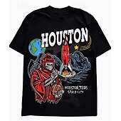 Halloween T-shirt Cartoon Manga Anime Harajuku Graphic Kawaii For Couple's Men's Women's Adults' Masquerade Back To School Hot Stamping Casual Daily3