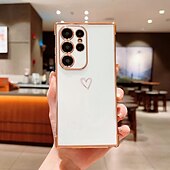 levne Pouzdra pro Samsung-telefon Carcasă Pro Samsung Galaxy S24 S23 S22 S21 Ultra Plus A54 A34 A14 A53 A33 A23 A13 A12 A52 S25 Ultra Zadní kryt Nárazuvzdorné TPU Pokování
