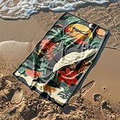 cheap Beach Towel Sets-Beach Towel Bath Towel Large 80cm x 160cm 3D Print Sea Pattern Towel Bath Towel Beach Sheet Blanket Classic 100% Micro Fiber Comfy Blankets