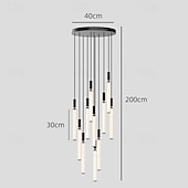 cheap Sputnik Design-LED Chandelier Dimmable 3/5/7/11 Pendant Light for Kitchen Island Stairs 110-240V