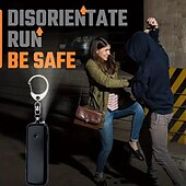 billige Sikkerhetssensorer og -alarmer-1 stk personlig alarm 130db selvforsvar ledet kvinne eldre sikkerhetsbeskyttelse tur fotturer sos nødnøkkelring anti angrep