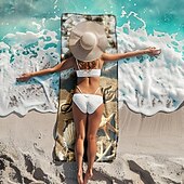 Недорогие наборы пляжных полотенец-пляжное полотенце удобные одеяла любовь морская серия банное полотенце большое полотенце с 3d принтом полотенце банное полотенце пляжная простыня одеяло классическое 100% микроволокно