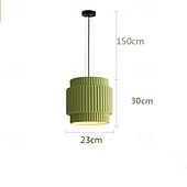 cheap Island Lights-Pendant Lamp, Japanese Style Pendant Lamp, Round Resin Lampshade, Metal Base, Hanging Chandelier, E27 Base, Screw Mouth, Decorative Pendant Light for Kitchen Island, Dining Room, Bar 110-240V