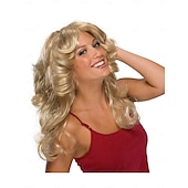 cheap Historical Wigs-Women&#039;s 70s Voluminous Blonde Fashion Wig One Size Halloween Wigs
