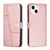 お買い得  iPhone用ケース-電話 ケース 用途 iPhone 16 iPhone 15 Pro Max iPhone 14 13 12 11 Pro Max Mini SE X XR XS Max 8 7 Plus ウォレットカードケース 磁石バックル リストストラップ付き キックスタンド 幾何学模様 TPU PUレザー