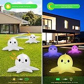 cheap Underwater Lights-Solar Floating Pool Lights Solar Powered Waterproof Inflatable Octopus Light 16 Colors Inflatable Pond Light with Remote Control for Christmas Decoration Garden Wedding Party