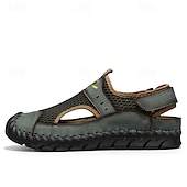 preiswerte Outdoor-Sandalen-Braune Mesh-Sandalen für Herren – atmungsaktive und stylische Sommerschuhe für Strand, Urlaub &amp; Outdoor-Aktivitäten