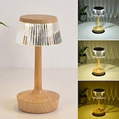 baratos Candeeiros de mesa-Candeeiro de mesa LED cogumelo com carregamento USB com design de interruptor de botão Candeeiro de mesa de três cores luz noturna decorativa mesa de cabeceira candeeiro noturno decoração interior para bar café quarto