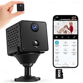 cheap Outdoor IP Network Cameras-CB71 Mini Camera 4K HD Indoor Camera WiFi Wireless Camera Wireless Smart Home Cams with App Motion Detection/Night Vision/Sound Detection Indoor Camera for Pet Dog Baby