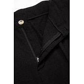 economico Classico-Per uomo pantaloni della tuta Pantaloni di lino Pantaloni estivi Pantaloni con pieghe Tasca frontale Gamba dritta Liscio Comfort Traspirante Informale Giornaliero Per eventi Di tendenza Essenziale