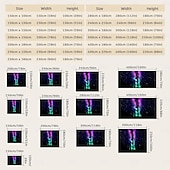tanie Blacklight gobelin-gobelin z czarnym światłem UV reaktywny świecący w ciemności świecący neonowy psychodeliczny trippy mglisty wiszący gobelin ścienny sztuka mural do salonu sypialnia gwiazda lew