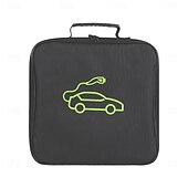 abordables Organizadores para coche-Bolsa de almacenamiento de cable de carga de coche starfire, bolsa de transporte para cargador de vehículo eléctrico, enchufes, equipo de carga, contenedor de almacenamiento
