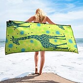 cheap Beach Towel Sets-Beach Towel Bath Towel Large 80cm x 160cm 3D Print Sea Pattern Towel Bath Towel Beach Sheet Blanket Classic 100% Micro Fiber Comfy Blankets