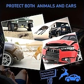 お買い得  セキュリティーセンサー＆アラーム-車の動物よけ器一般的な動物の衝突回避のための警報超音波鹿よけ器