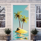 olcso Ajtófedelek-kókuszfa ajtóhuzatok ajtó kárpit ajtó függöny dekoráció háttér ajtó transzparens bejárati ajtóhoz parasztház ünnepi parti dekorációs kellékek