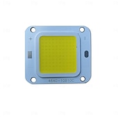 abordables Accesorios LED-Lámpara LED COB de alta potencia, 2 uds., chip blanco cálido, blanco natural y blanco para foco de luz de inundación diy, dc30-34v
