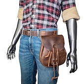 abordables Accesorios y más-Retro Antiguo Medieval Renacimiento Accesorios Bolsa de cinturón Pirata Vikingo élfico Hombre Mujer Celta Vikingo Carnaval Mascarada LARP Adultos Maleta