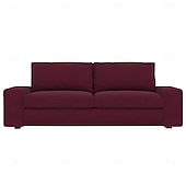 baratos Cobertura de Sofa-Capa de Sofá de Veludo de 3 Lugares Colcha de Veludo em Cor Sólida