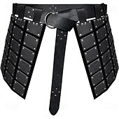 preiswerte Rüstung-Punk &amp; Gothic Mittelalterlich Renaissance Rock Taillengürtel Krieger Wikinger Ranger Bogenschießen Einfarbig Herren Vikinger Halloween Karneval Maskerade Maskerade LARP Renaissance-Messe Erwachsene
