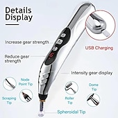 economico Elettronica per il benessere personale-Penna elettronica portatile per agopuntura ad azione rapida: massaggio indolore con terapia laser per un sollievo immediato dal dolore