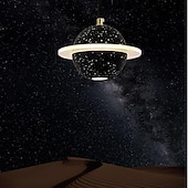 ieftine Lumini pandantive-candelabru led plafoniera nordic retro acrilic ciment star camera de zi dining bar scara lumina calda 2-lumini 20cm 110-120v 220-240v