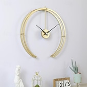 economico Decorazioni da parete-Orologio Da Parete Grande Design Moderno Orologio Minimalista Per La Casa Soggiorno Camera Da Letto Decorazione Orologio Appeso Silenzioso 3D