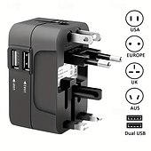 お買い得  車用充電器-マルチファンクションコンバータソケット グローバルパスコンバータソケット マルチUSB変換プラグ