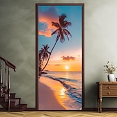 olcso Ajtófedelek-kókuszfa ajtóhuzatok ajtó kárpit ajtó függöny dekoráció háttér ajtó transzparens bejárati ajtóhoz parasztház ünnepi parti dekorációs kellékek