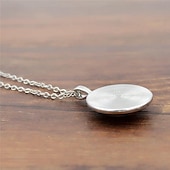abordables Articles de fête-Collier pendentif stargate atlantis time pour femmes, cent bijoux d&#039;appariement, chaîne de pull rétro
