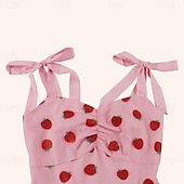 billiga Klänningar-Retro / vintage Femtiotal Middag Klänningar A-Line Klänning Swing klänning Frukt Dam Datum Möhippa Vuxna Klänning Hemkomstklänningar Sommar Vår