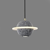 ieftine Lumini pandantive-candelabru led plafoniera nordic retro acrilic ciment star camera de zi dining bar scara lumina calda 2-lumini 20cm 110-120v 220-240v