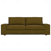 baratos Cobertura de Sofa-Capa de Sofá de Veludo de 3 Lugares Colcha de Veludo em Cor Sólida