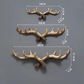 baratos Decoração de Parede-Pendurado na parede de madeira americana retro chifres gancho decorativo gancho para casaco de parede entrada da loja de roupas