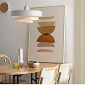 preiswerte Pendelleuchte-LED-Kronleuchter, Deckenleuchte, Macaron, Retro-Aluminium, nordischer Stil, Café-Bar, warmes Licht, 1 Licht, 110–120 V, 220–240 V