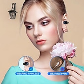 abordables Auriculares TWS-Auriculares bluetooth con clip para la oreja, inalámbricos, deportivos, para jugadores, sin dolor de oído, tws