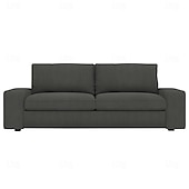 baratos Cobertura de Sofa-Capa de Sofá de Veludo de 3 Lugares Colcha de Veludo em Cor Sólida