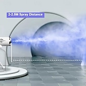 Недорогие Бытовая техника-K12 профессиональный нано-распылитель, дезинфицирующий распылитель, перезаряжаемый распылитель &amp; беспроводной ручной нанопаровой пистолет с синим светом для бесконтактной дезинфекции