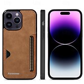 cheap iPhone Cases-Phone Case For iPhone 16 iPhone 15 Pro Max iPhone 14 13 12 11 Pro Max Mini SE X XR XS Max 8 7 Plus Back Cover Ultra Thin Card Slot Shockproof Retro TPU PU Leather