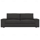baratos Cobertura de Sofa-Capa de Sofá de Veludo de 3 Lugares Colcha de Veludo em Cor Sólida