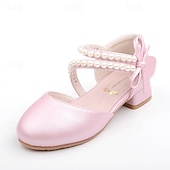 tanie Dziecięce buty dla księżniczki-Dla dziewczynek Szpilki Eleganckie buty Buty dla druhenek Buty księżniczki Buty do szkoły Sztuczna skóra Przenośny Oddychalność Antypoślizgowe Buty księżniczki Wielkie dzieci (7 lat +) Małe dzieci