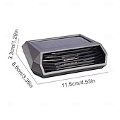 cheap Car Air Purifiers-Solar Portable Car Air Purifier Freshener With HEPA Filter Negative Ion Generator Odor Removal Smoke Car Accessiories