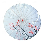 cheap Mr &amp; Mrs Wedding-Silk Cloth Parasol (33-inch Peony) - Chinese Japanese Style Paper Umbrella - For Weddings And Personal Sun Protection Asdf Christmas