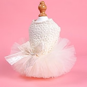 abordables Robes-Chien Chat Robe Mignon Occasionnel Hiver Respirant Doux Lavable Confortable Extérieur Décontracté Quotidien Vêtements pour Chiens for Bichon Frisé Spitz Nain Bébé Animal Papillon Petit