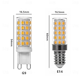 economico Lampadine LED a pannocchia-6 pz/10 pz lampadine a led in ceramica e14/g9 senza sfarfallio ac110-265v 54 led smd 2835 led lampadina a mais lampada ad alta potenza e14 faretto a led per luce di cristallo