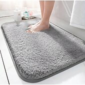 economico Tappetini e tappeti-tappetino da bagno antiscivolo, tappetini da bagno extra morbidi e assorbenti, tappetino antiscivolo lavabile per pavimento del bagno, vasca, doccia